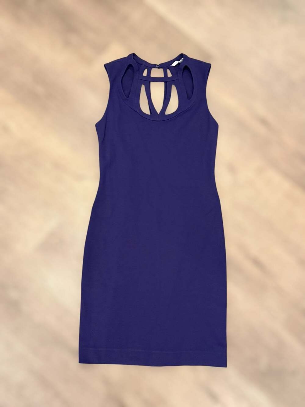 DVF Diane Von Furstenberg Amy Sheath Dress Purple Haze Size 6